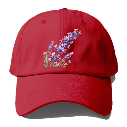Watercolor Lavender Flower Baseball Cap