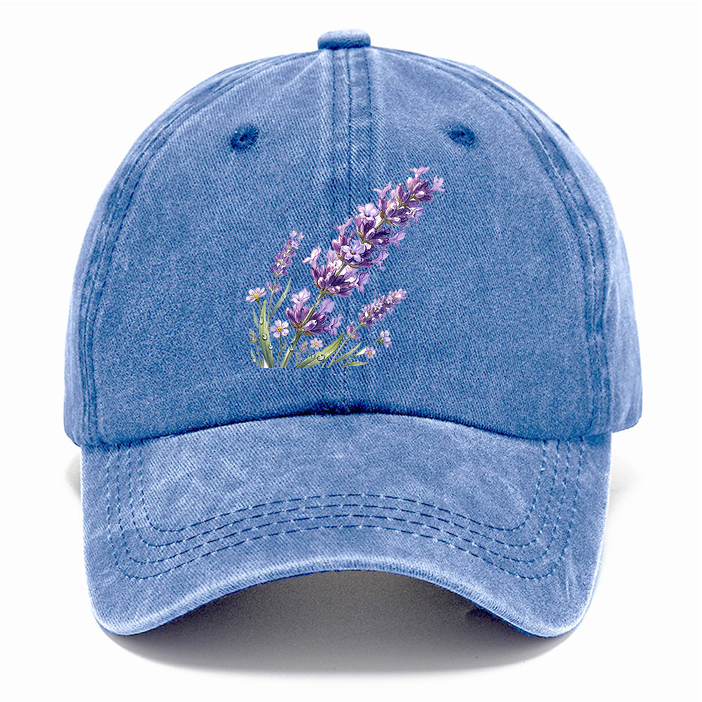 Watercolor Lavender Flower Classic Cap
