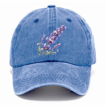 Watercolor Lavender Flower Classic Cap