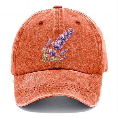 Watercolor Lavender Flower Classic Cap