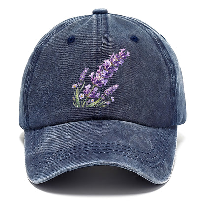 Watercolor Lavender Flower Classic Cap