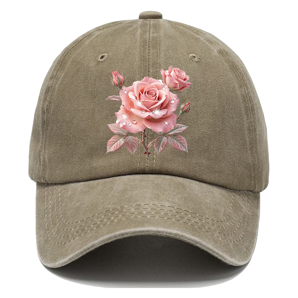 Pink Dew Drop Rose Classic Cap