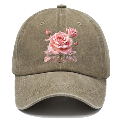Pink Dew Drop Rose Classic Cap
