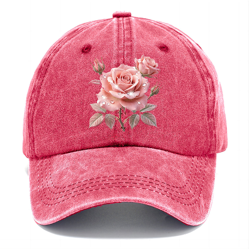 Pink Dew Drop Rose Classic Cap