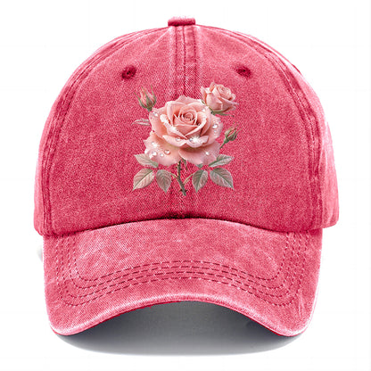 Pink Dew Drop Rose Classic Cap