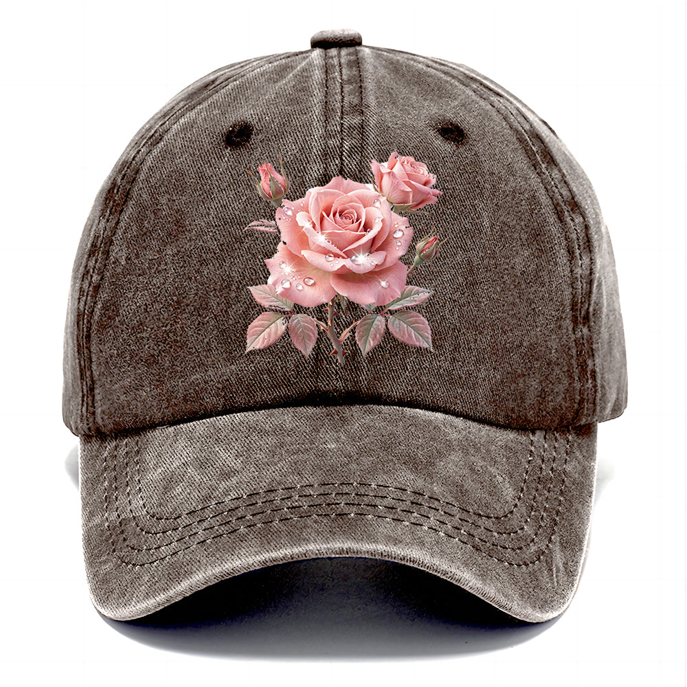 Pink Dew Drop Rose Classic Cap