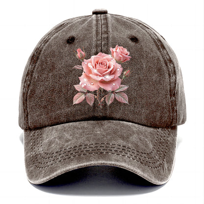 Pink Dew Drop Rose Classic Cap