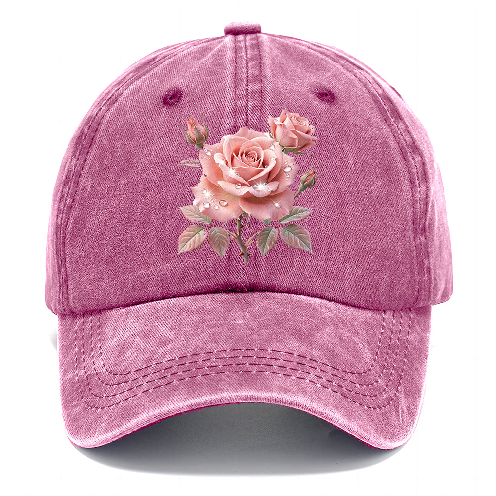Pink Dew Drop Rose Classic Cap