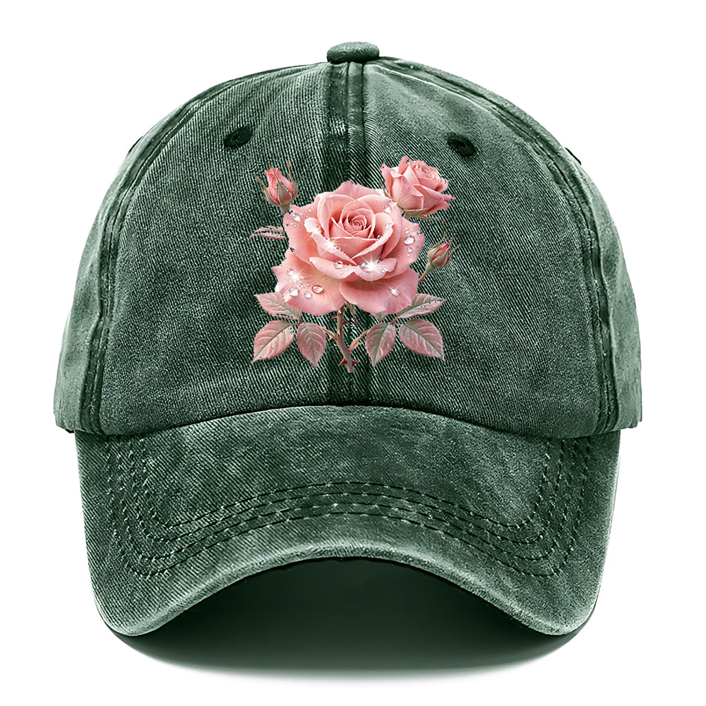 Pink Dew Drop Rose Classic Cap