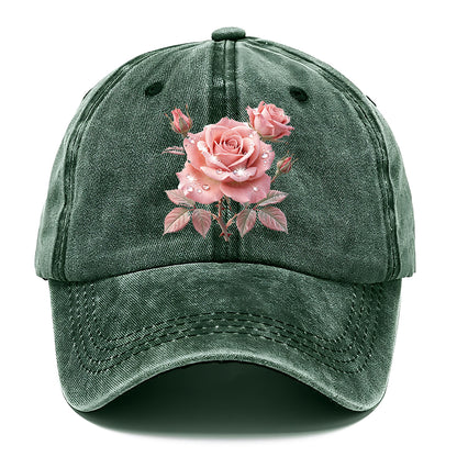 Pink Dew Drop Rose Classic Cap