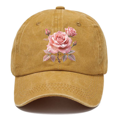 Pink Dew Drop Rose Classic Cap