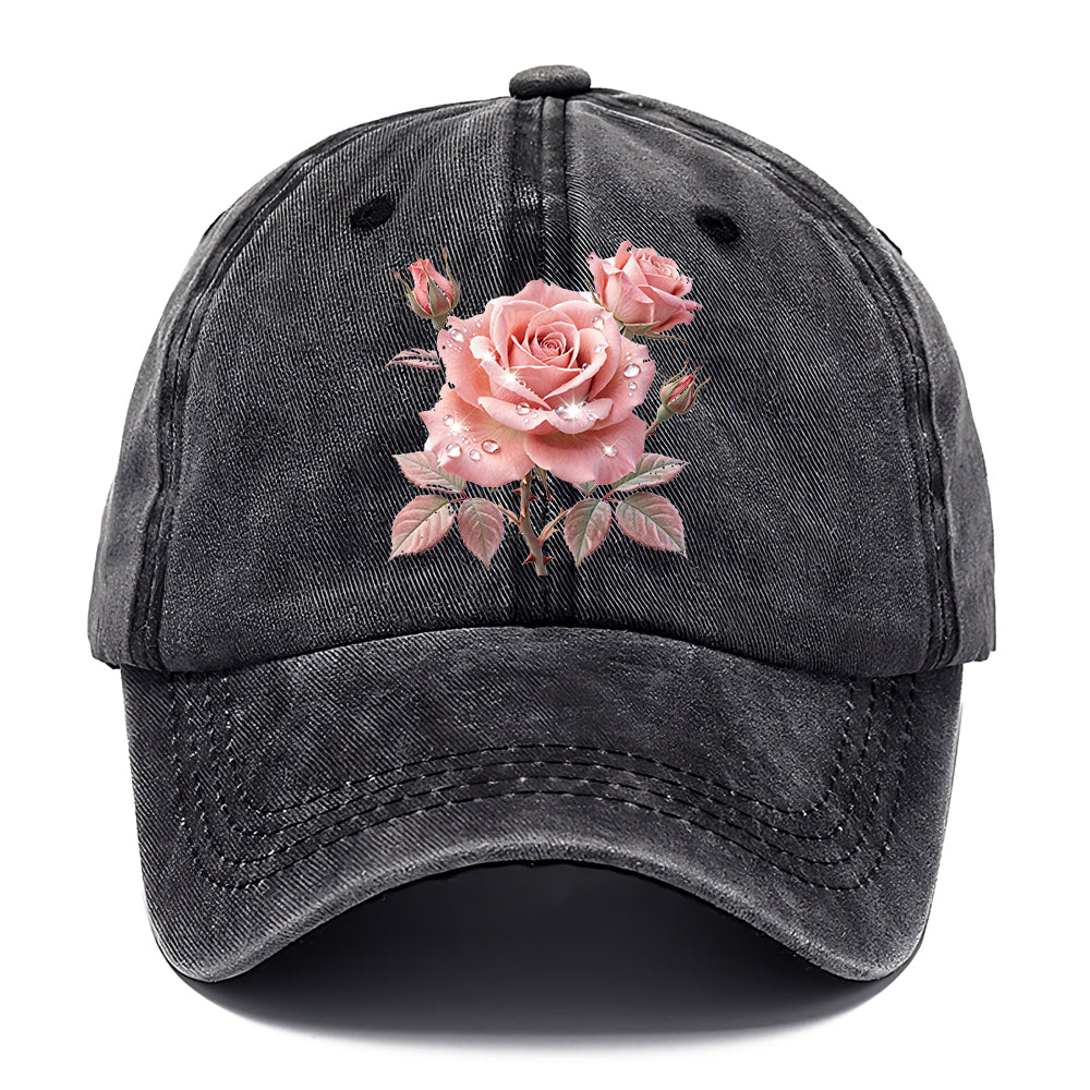 Pink Dew Drop Rose Classic Cap