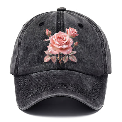 Pink Dew Drop Rose Classic Cap