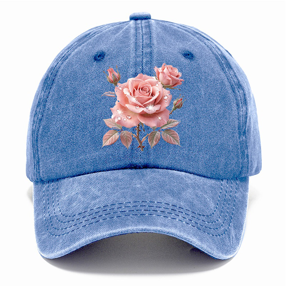 Pink Dew Drop Rose Classic Cap