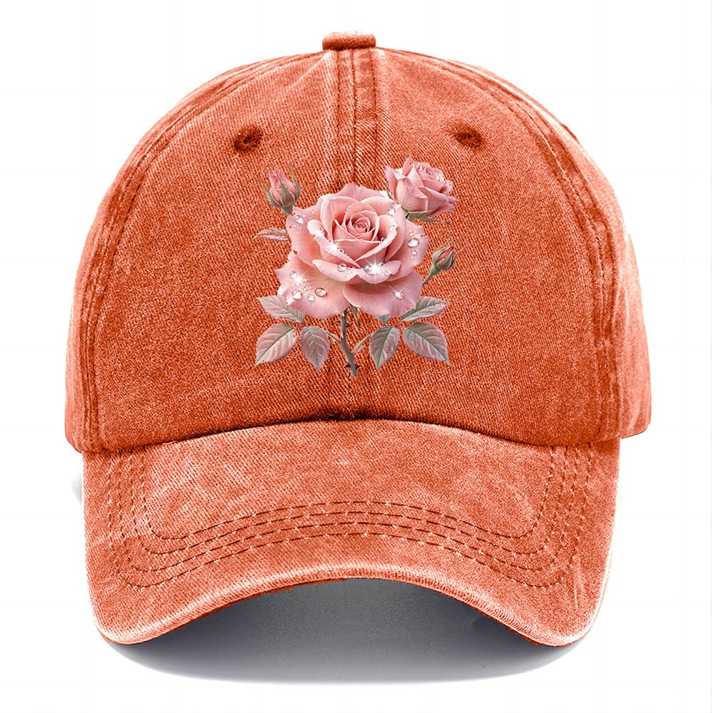 Pink Dew Drop Rose Classic Cap