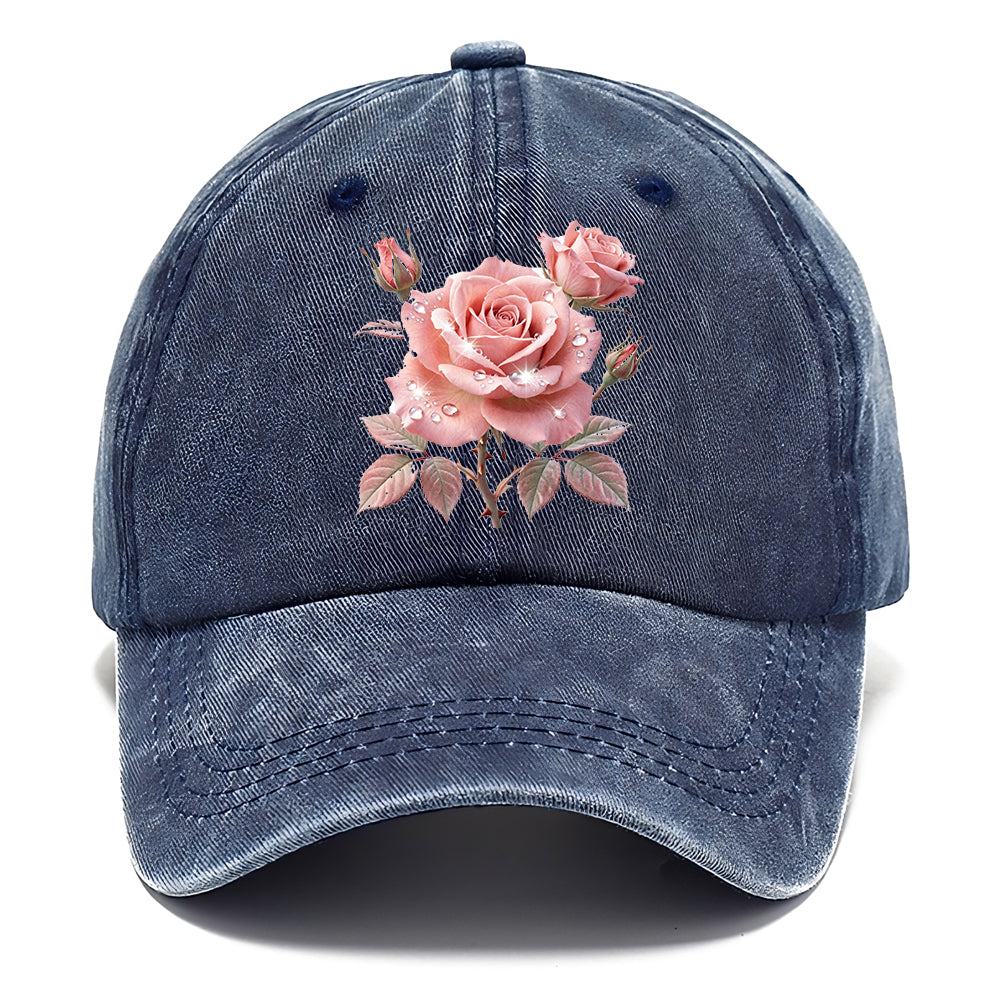 Pink Dew Drop Rose Classic Cap