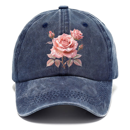 Pink Dew Drop Rose Classic Cap