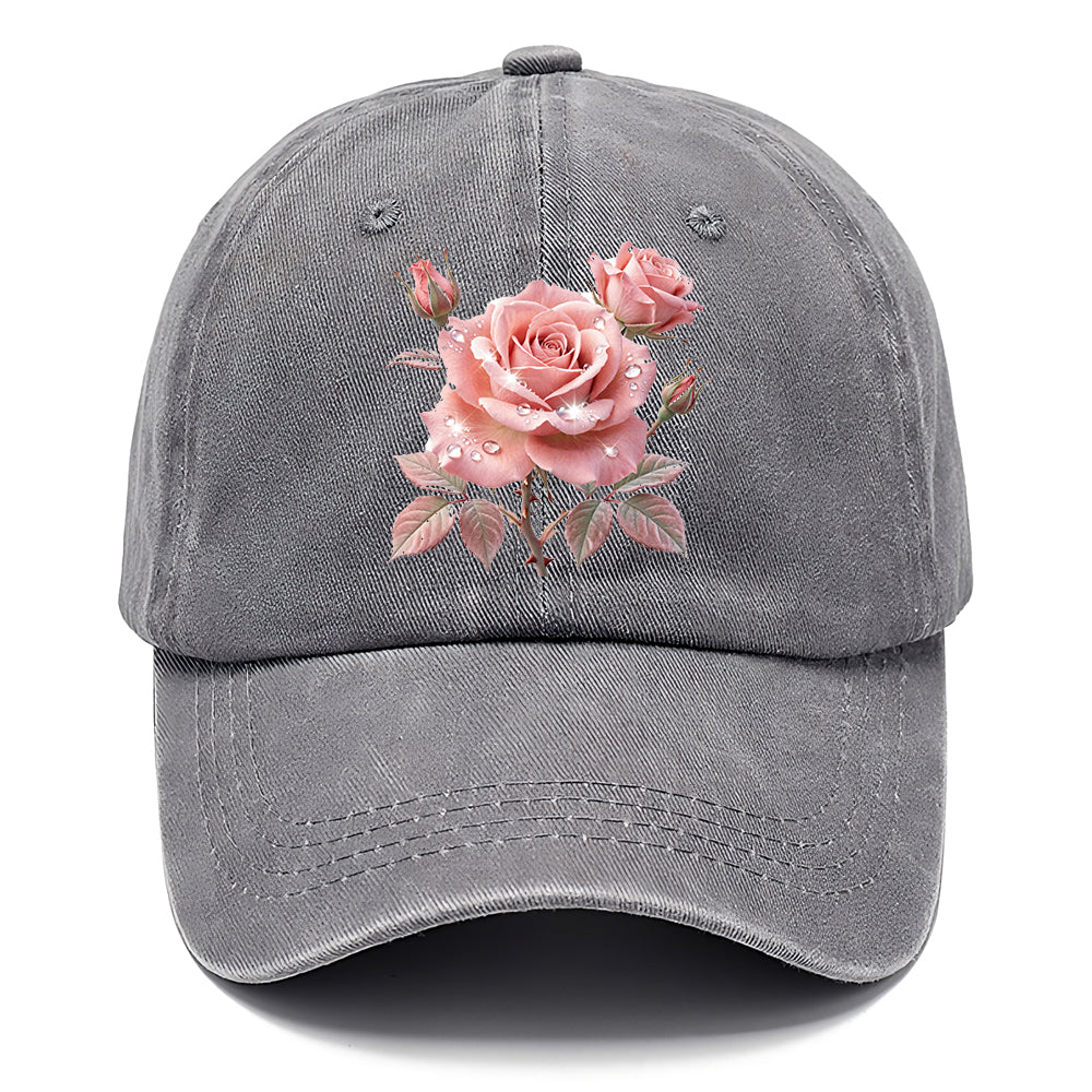 Pink Dew Drop Rose Classic Cap