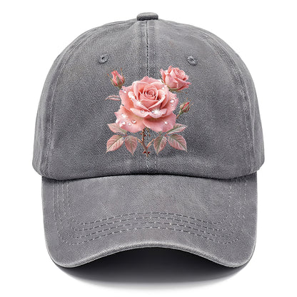 Pink Dew Drop Rose Classic Cap