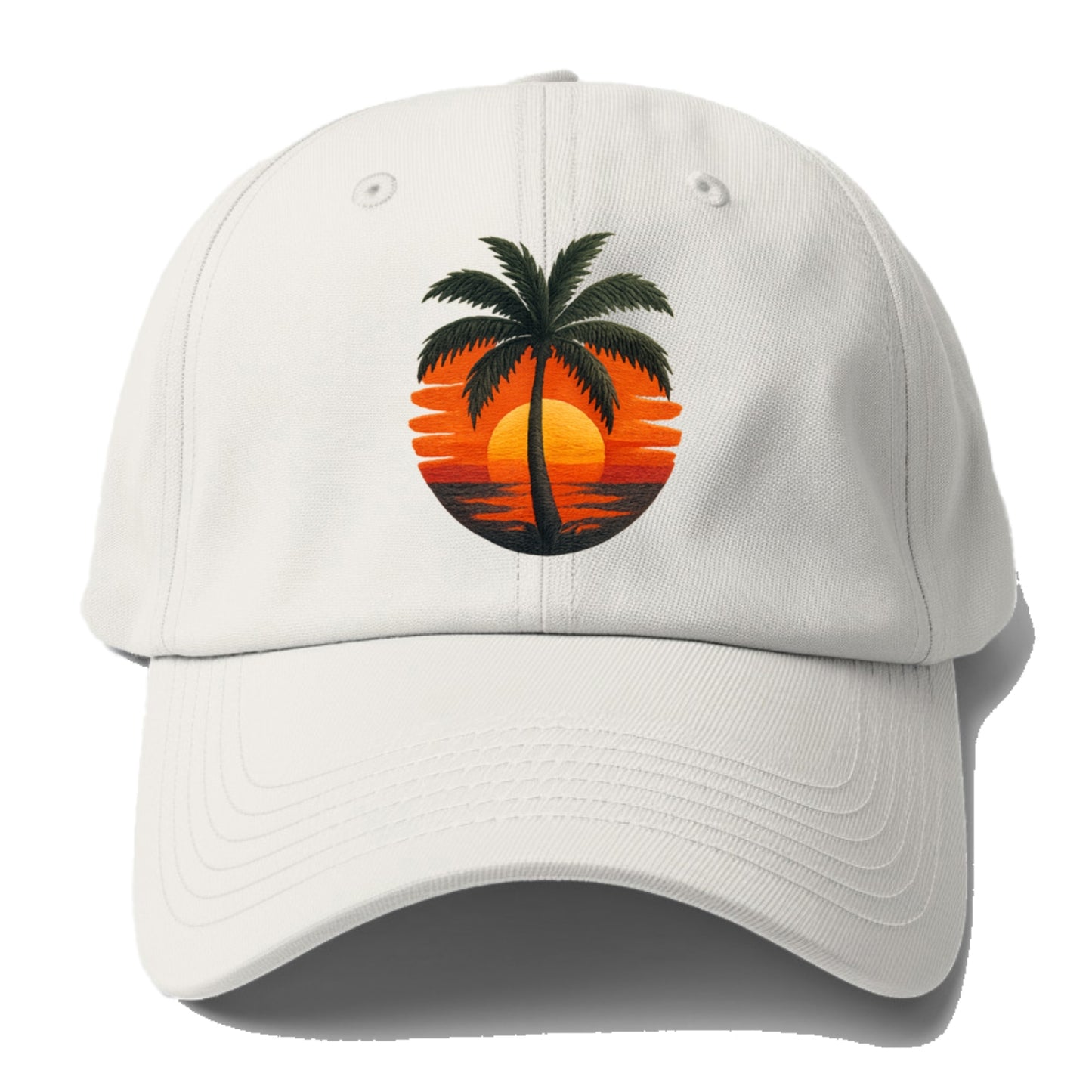golden palm island sunset dream Hat