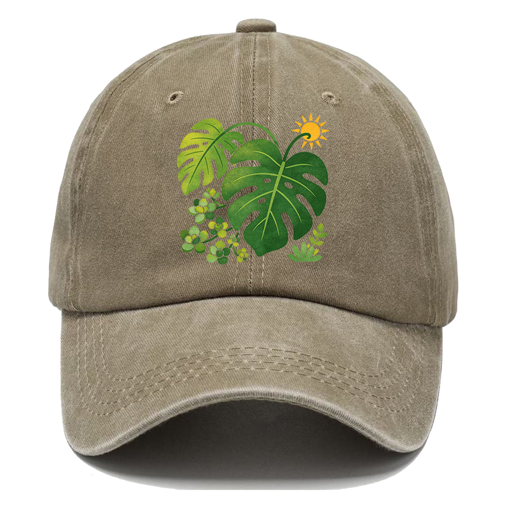 Monstera Sun Leaf Classic Cap