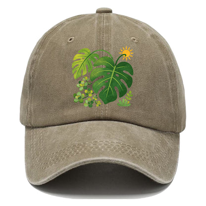 Monstera Sun Leaf Classic Cap