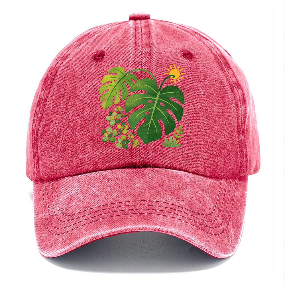 Monstera Sun Leaf Classic Cap