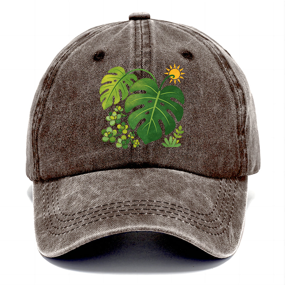 Monstera Sun Leaf Classic Cap