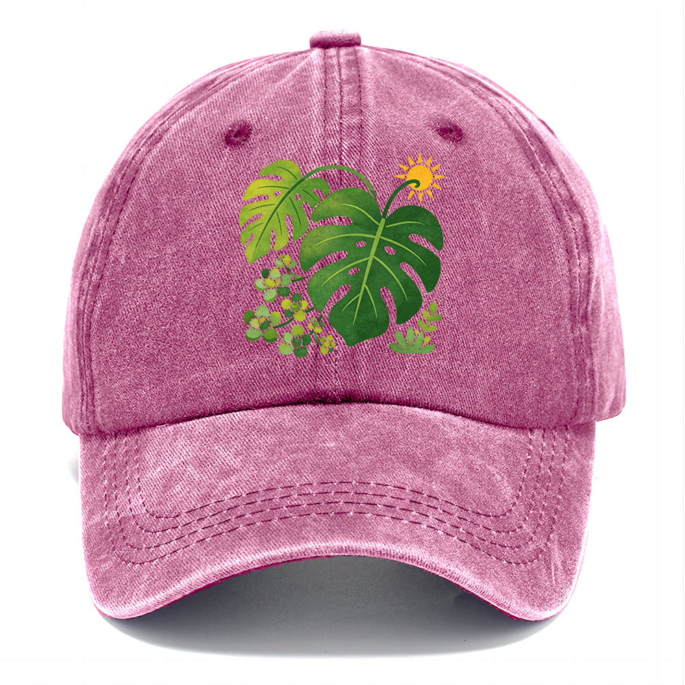 Monstera Sun Leaf Classic Cap