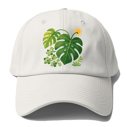 Monstera Sun Leaf Baseball Cap