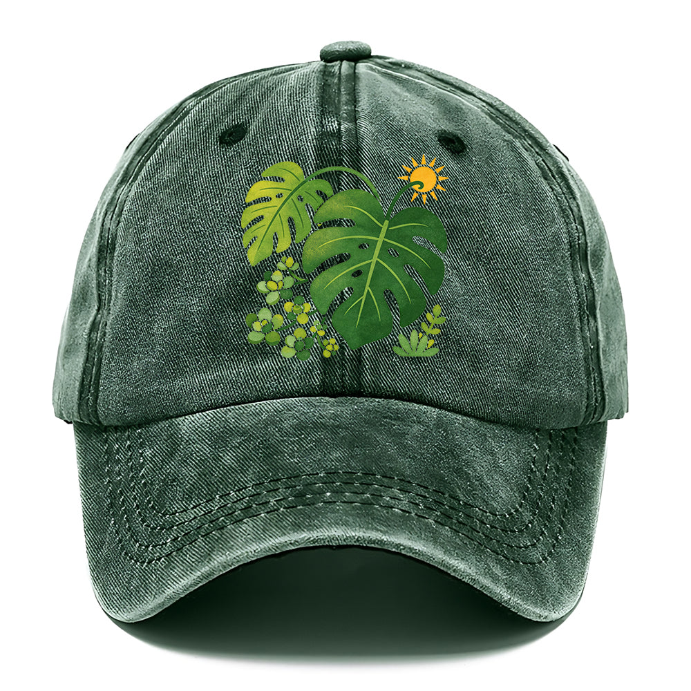 Monstera Sun Leaf Classic Cap