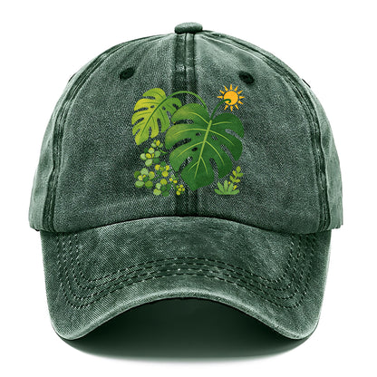 Monstera Sun Leaf Classic Cap