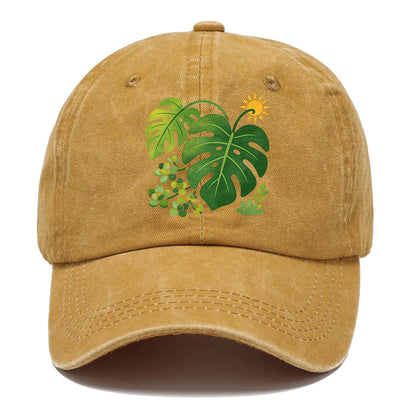 Monstera Sun Leaf Classic Cap