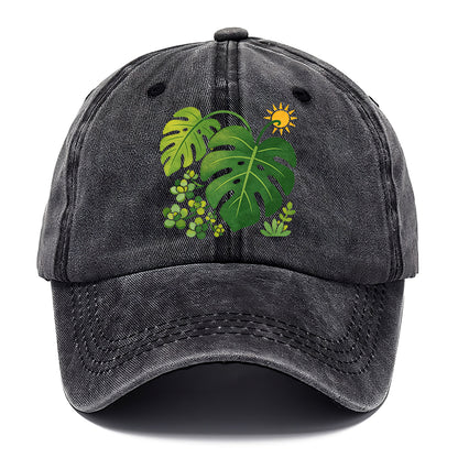 Monstera Sun Leaf Classic Cap