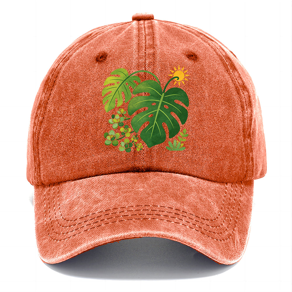 Monstera Sun Leaf Classic Cap