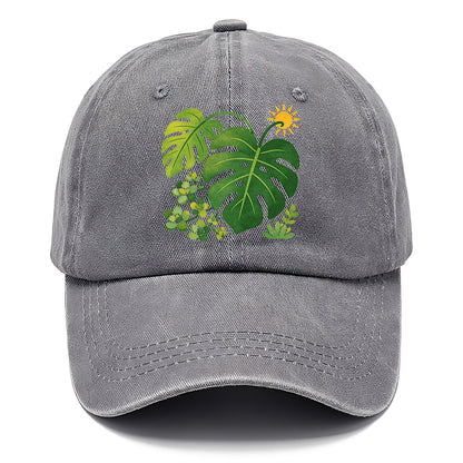 Monstera Sun Leaf Classic Cap
