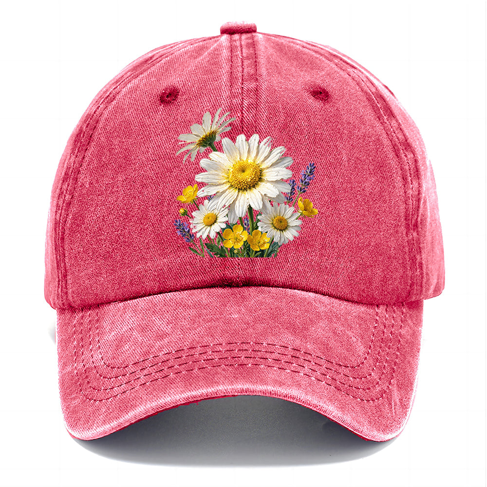 Wild Daisy Bouquet Classic Cap