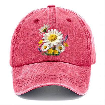 Wild Daisy Bouquet Classic Cap
