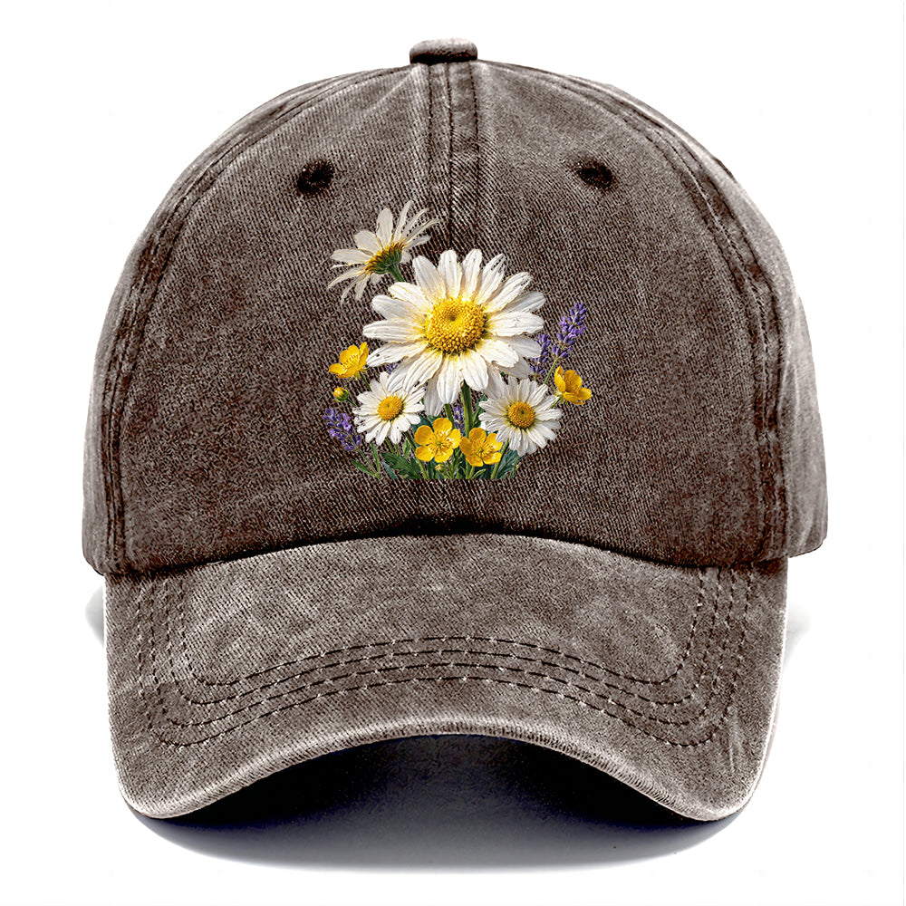 Wild Daisy Bouquet Classic Cap
