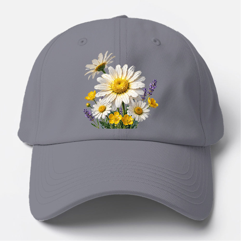 Wild Daisy Bouquet Baseball Cap