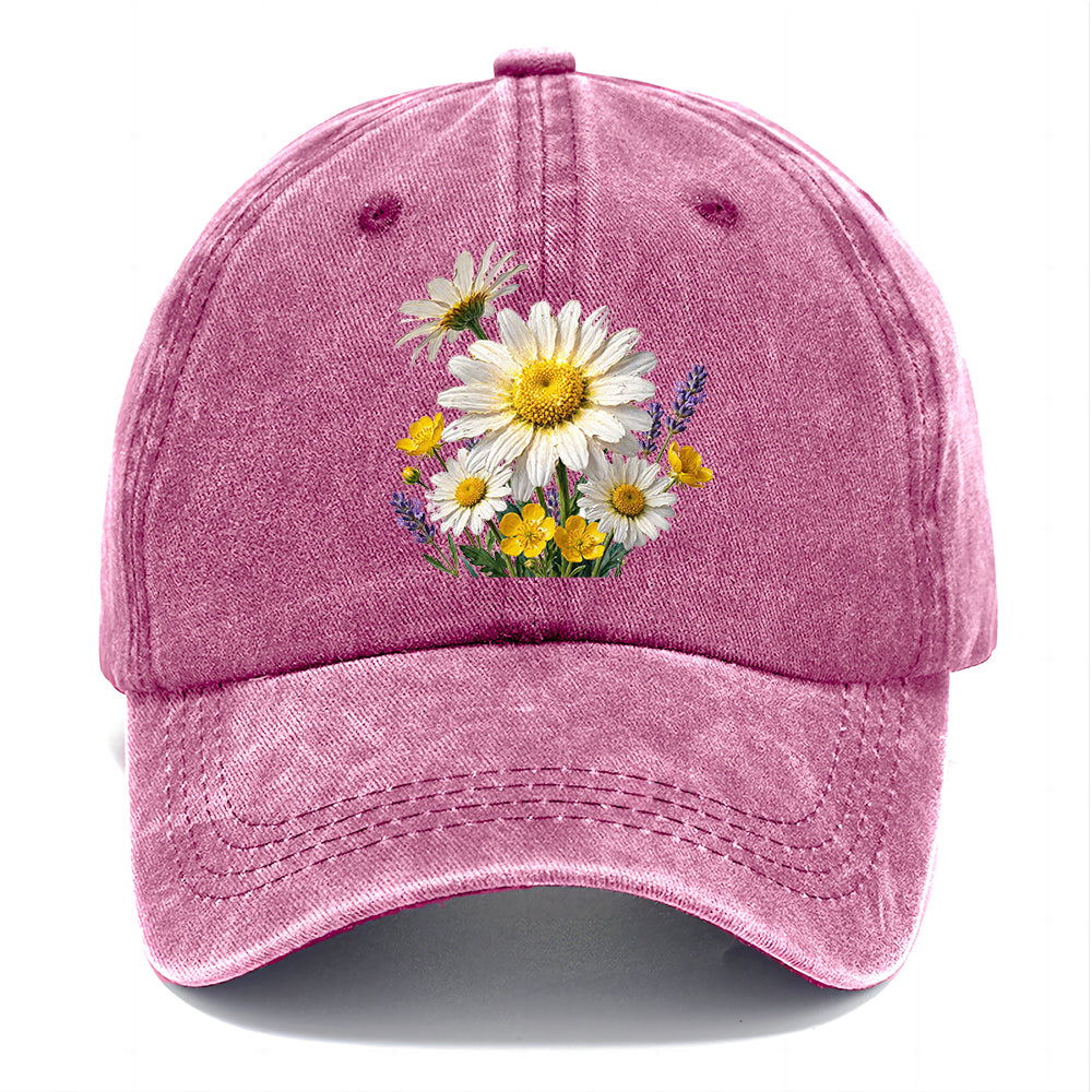 Wild Daisy Bouquet Classic Cap