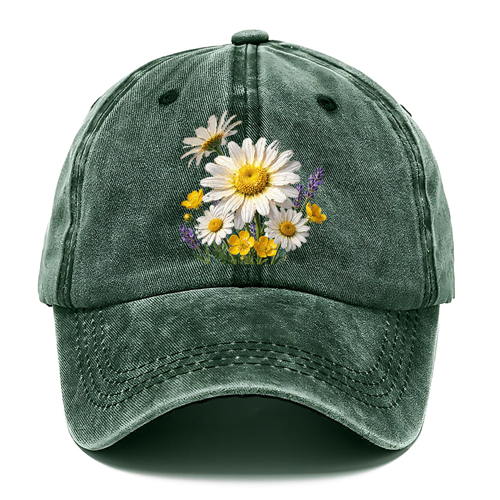 Wild Daisy Bouquet Classic Cap