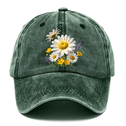 Wild Daisy Bouquet Classic Cap