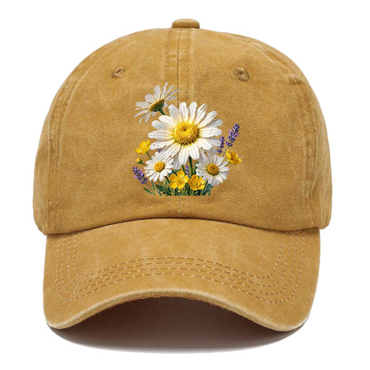 Wild Daisy Bouquet Classic Cap