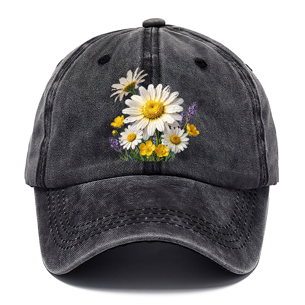 Wild Daisy Bouquet Classic Cap