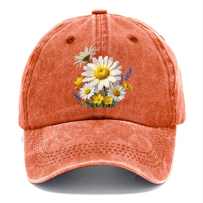 Wild Daisy Bouquet Classic Cap