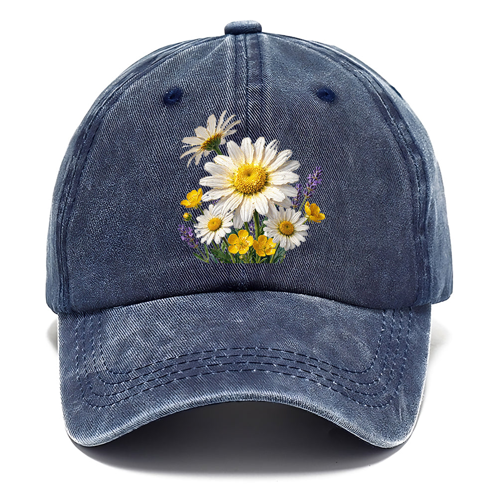 Wild Daisy Bouquet Classic Cap