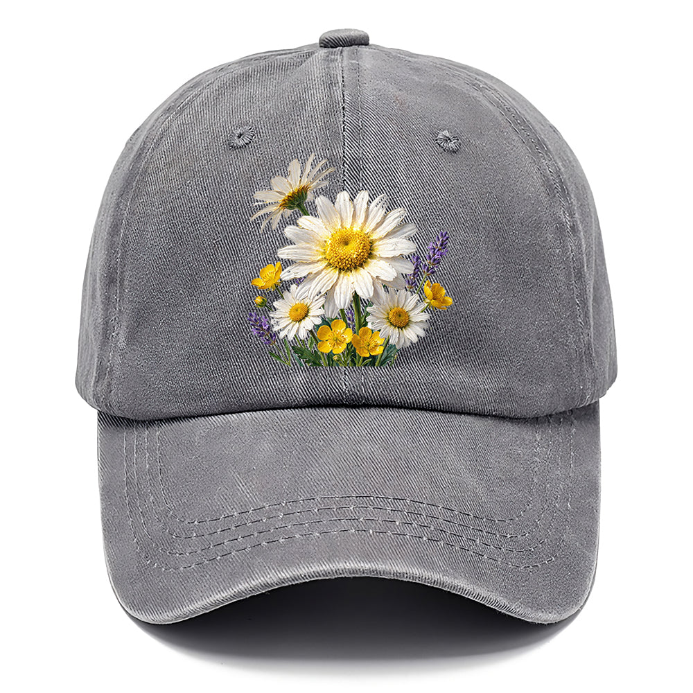 Wild Daisy Bouquet Classic Cap