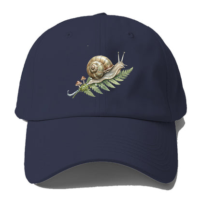 Snail Fern Mushroom Baseball Cap