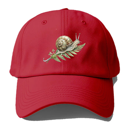Snail Fern Mushroom Baseball Cap